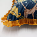 Blue-Orange - Side - Furn Monkey Forest Cushion Cover