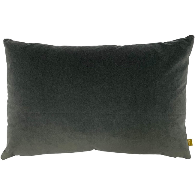 Gray - Front - Furn Velvet Cushion Cover