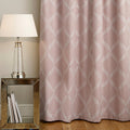 Blush - Side - Paoletti Olivia Pencil Pleat Curtains