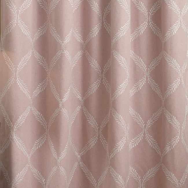 Blush - Lifestyle - Paoletti Olivia Pencil Pleat Curtains