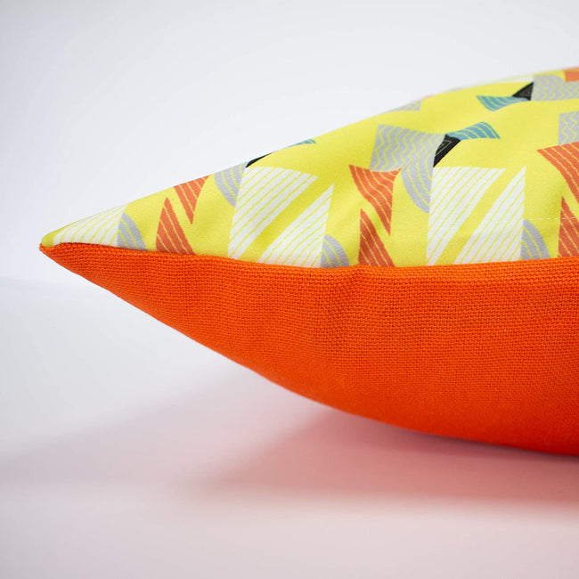 Yellow - Back - Riva Home Vienna Cushion Cover