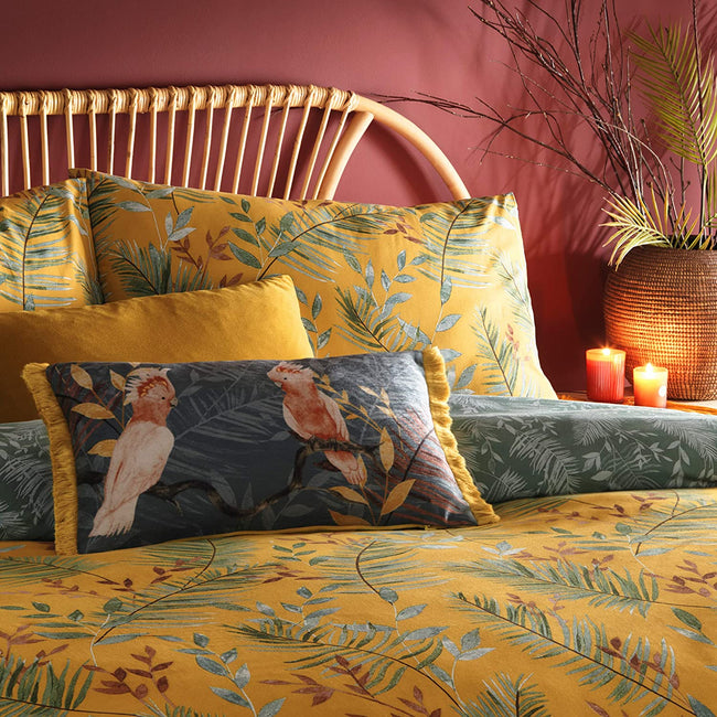 Mustard Yellow - Side - Furn Mazari Duvet Set