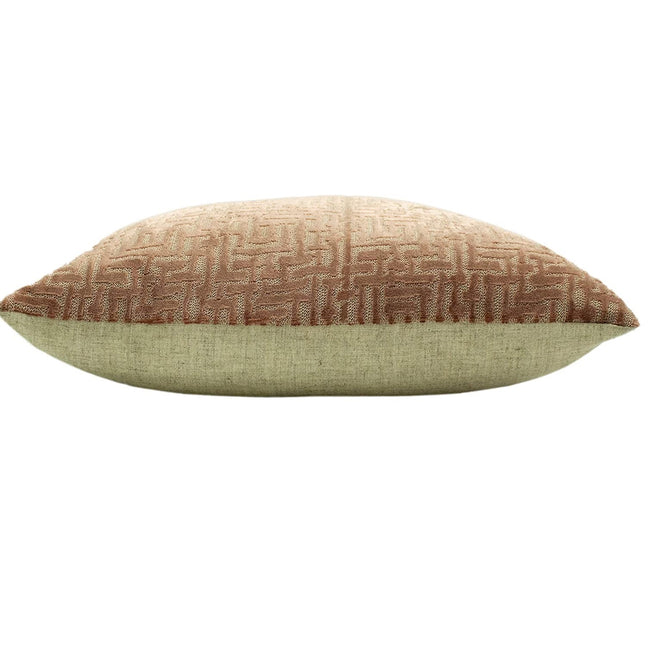 Blush Red - Side - Paoletti Delphi Cushion Cover