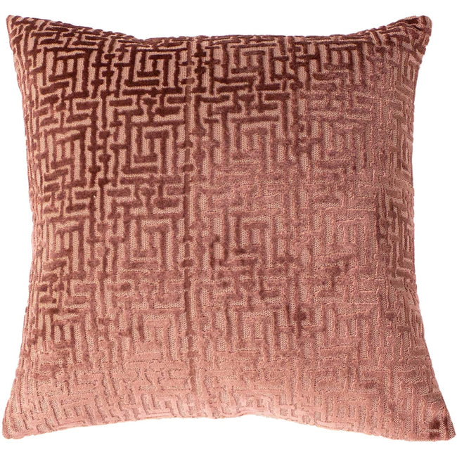 Blush Red - Front - Paoletti Delphi Cushion Cover