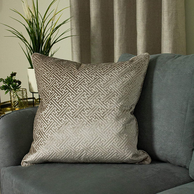Champagne - Back - Paoletti Florence Cushion Cover