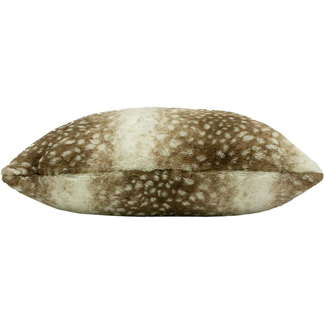 Brown-Cream - Side - Paoletti Fawn Cushion Cover
