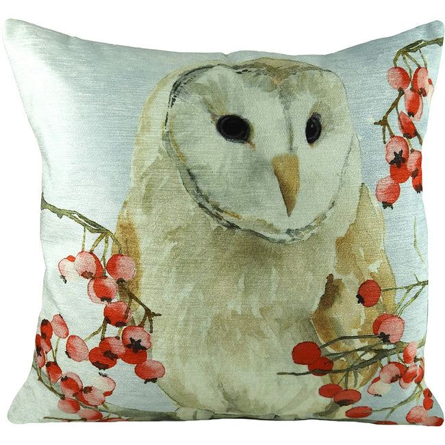 Multicolored - Front - Evans Lichfield Owl Christmas Cushion Cover