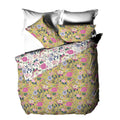 Bamboo Green - Front - Furn Azalea Floral Duvet Set