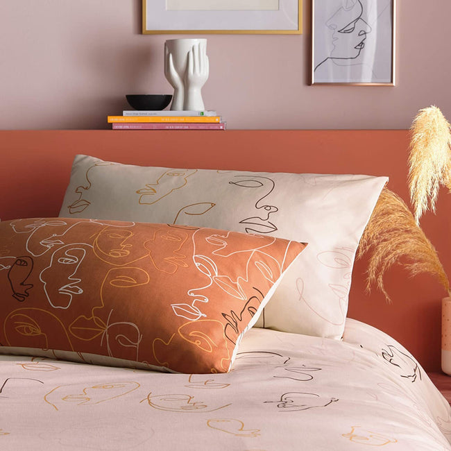 Apricot - Pack Shot - Furn Kindred Abstract Duvet Set