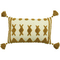 Ginger - Front - Furn Esme Cotton Tufted Throw Pillow Cover