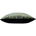 Green - Side - Paoletti Zebra Foliage Throw Pillow Cover
