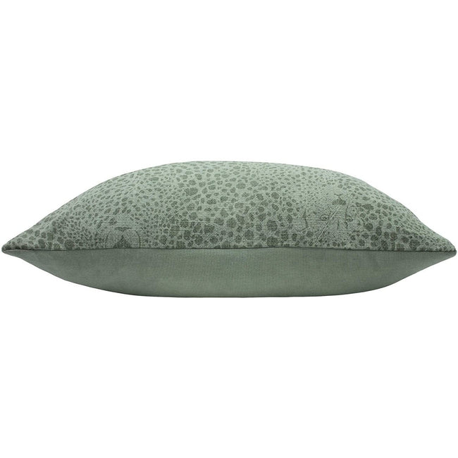 Sage Green - Side - Furn Hidden Cheetah Throw Pillow Cover