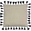 Black - Back - Furn Dune Throw Pillow Cover
