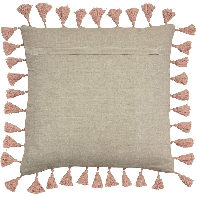 Blush - Back - Furn Dune Throw Pillow Cover