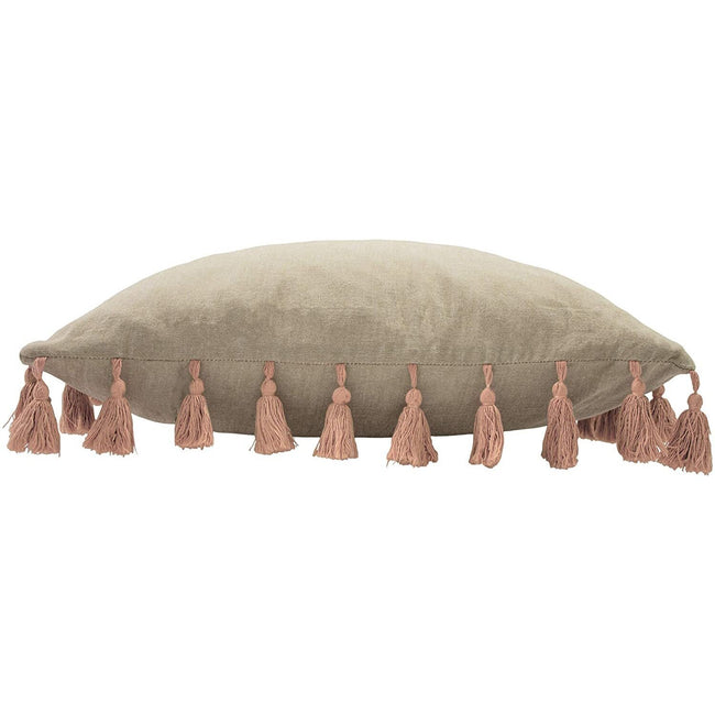 Blush - Side - Furn Dune Throw Pillow Cover