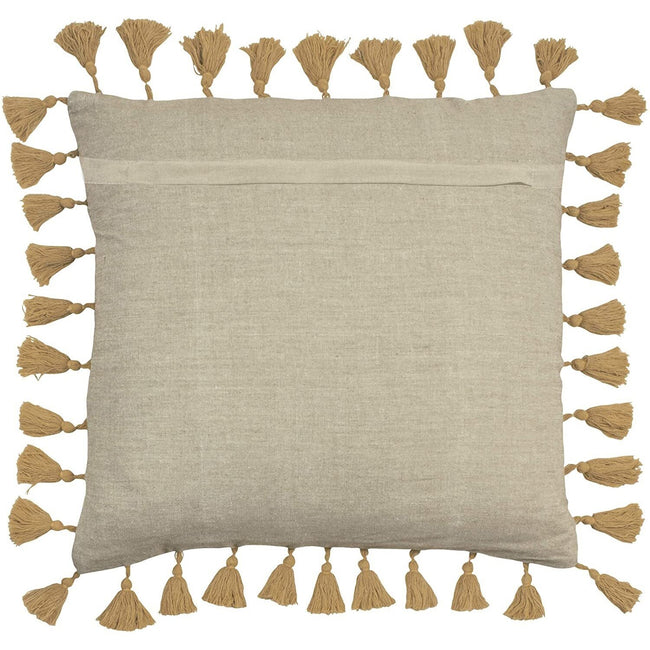 Ochre Yellow - Back - Furn Dune Throw Pillow Cover