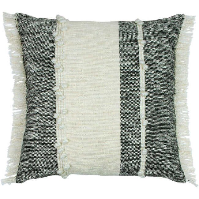 Black-Natural - Front - Furn Otto Throw Pillow Cover