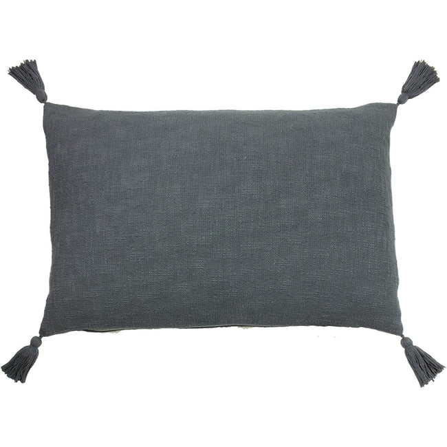 Charcoal - Back - Furn Inka Throw Pillow Cover