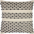 Natural-Black - Front - Furn Mossa Throw Pillow Cover