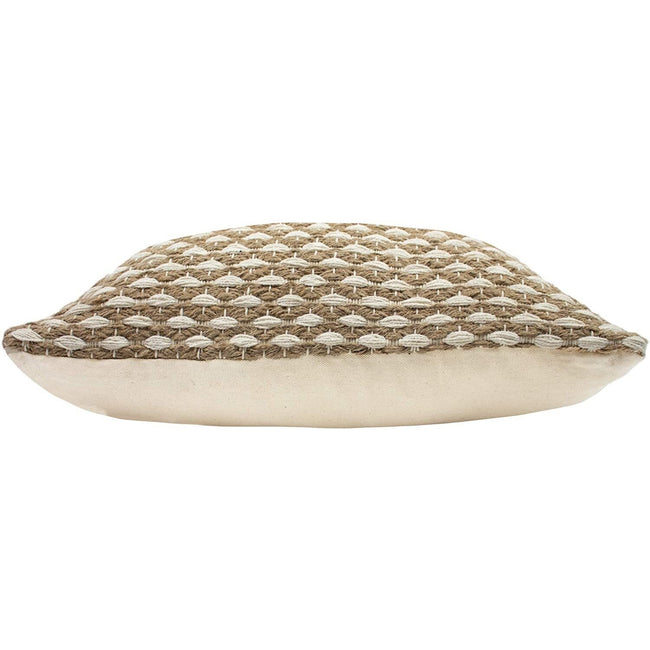 Natural - Side - Furn Iksha Throw Pillow Cover