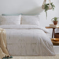 Natural - Back - The Linen Yard Mini Inka Aztec Duvet Set