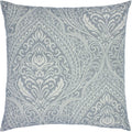 Dove Grey - Front - Furn Rocco Floral Throw Pillow Cover