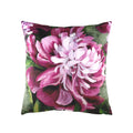 Fuchsia-Green - Front - Evans Lichfield Winter Florals Peony Throw Pillow Cover