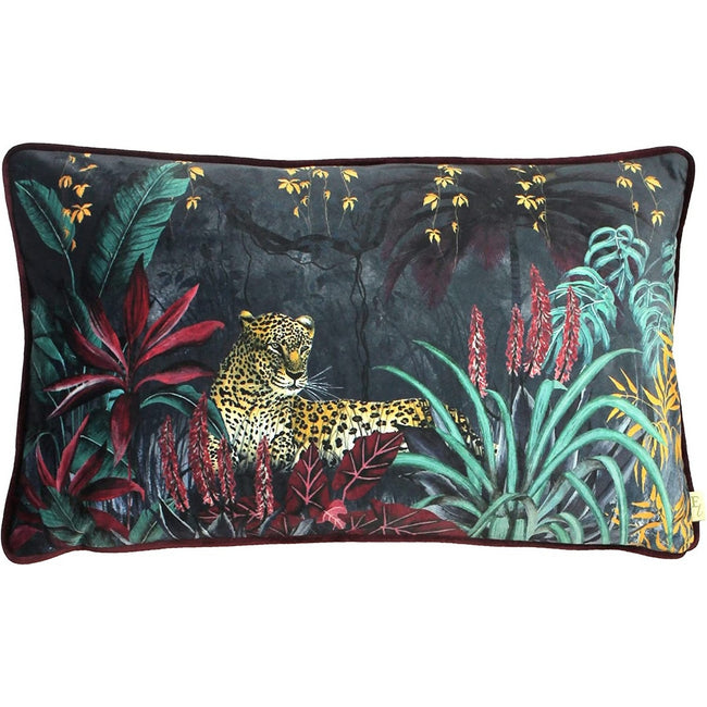 Multicolored - Front - Evans Lichfield Zinara Leopard Throw Pillow Cover
