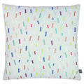 White-Pink - Front - Prestigious Textiles Dolly Mixture Throw Pillow Cover