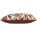 Rust - Side - Paoletti Laurel Botanical Throw Pillow Cover