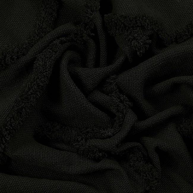 Black - Back - Furn Jakarta Tufted Throw