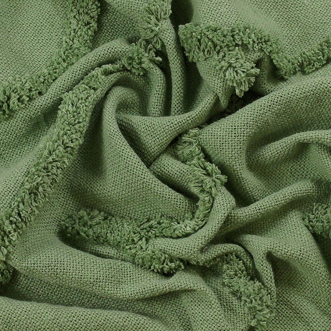 Moss Green - Back - Furn Jakarta Tufted Throw