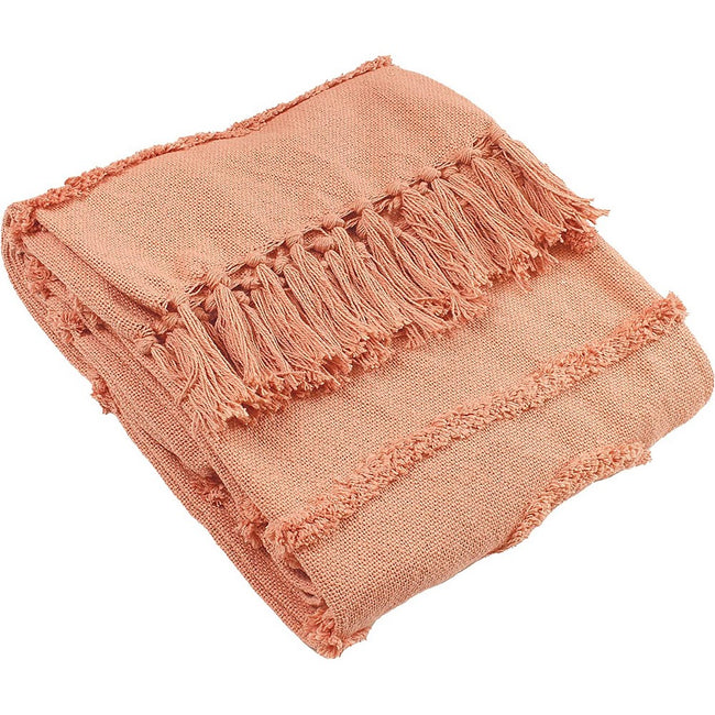 Blush - Front - Furn Jakarta Tufted Throw