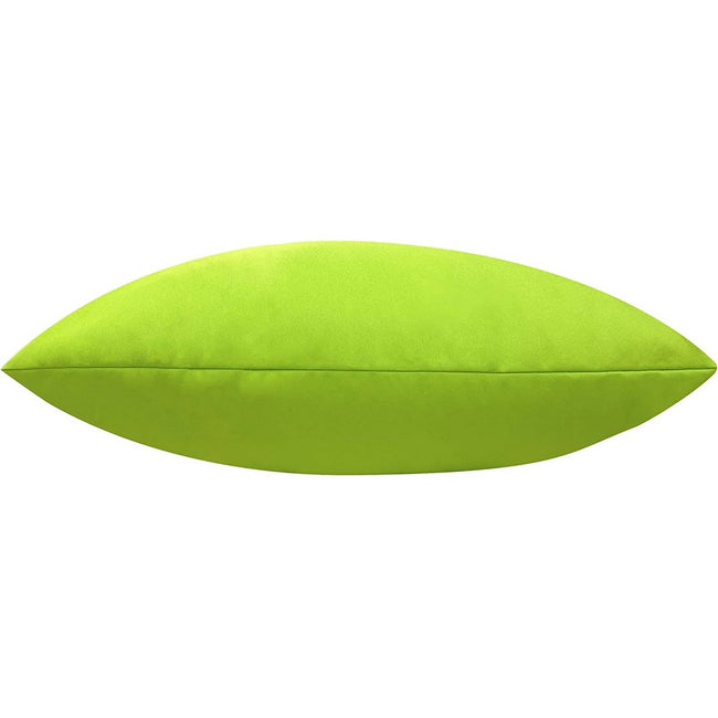 Lime - Back - Furn Plain Outdoor Cushion Cover