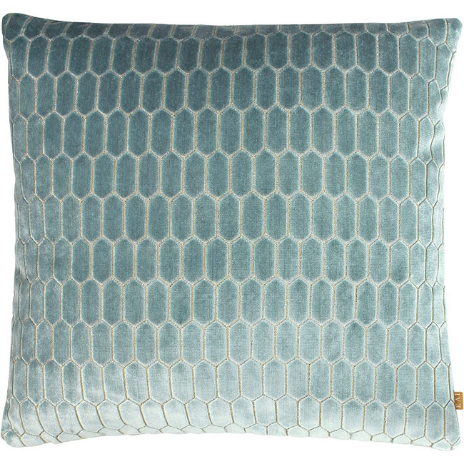 Hydro Blue - Front - Kai Rialta Geometric Throw Pillow Cover