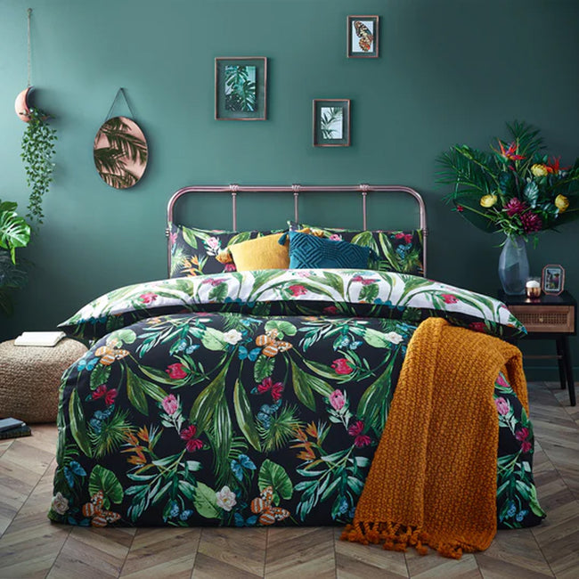 Dark Bloom - Front - Furn Azura Floral Duvet Set