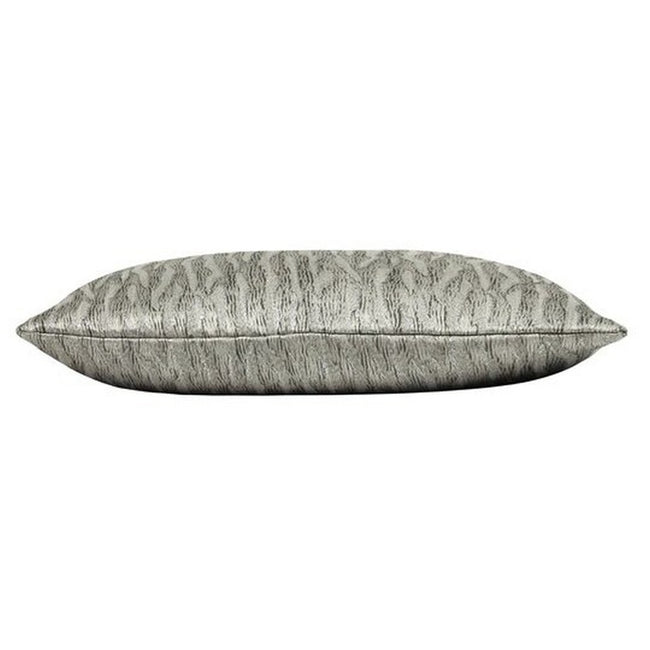 Pewter - Back - Kai Equidae Jacquard Rectangular Throw Pillow Cover