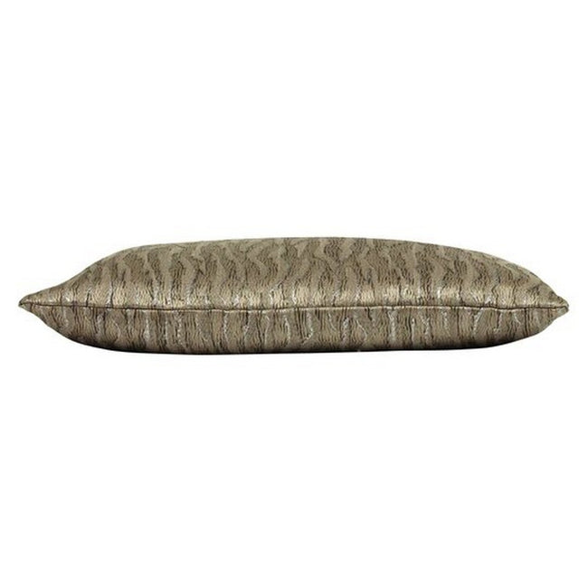 Clay - Back - Kai Equidae Jacquard Rectangular Throw Pillow Cover