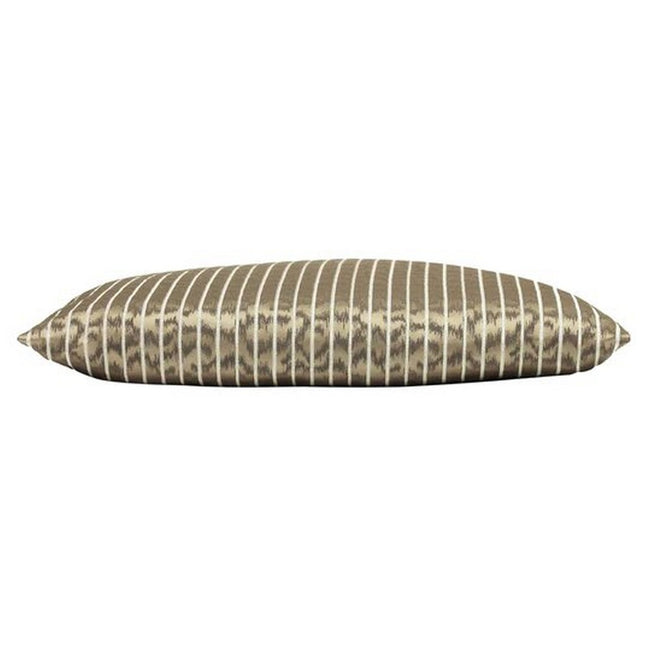 Bronze - Back - Kai Wrap Caracal Striped Throw Pillow Cover