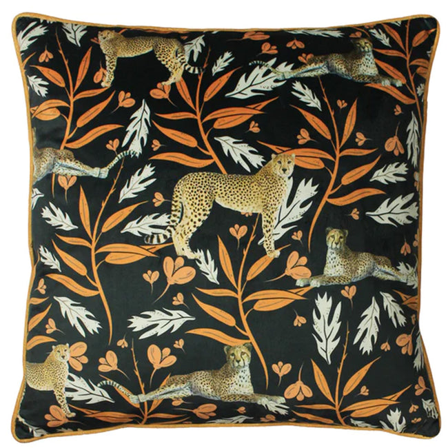 Multicolored - Front - Paoletti Tribeca Leopard Throw Pillow Cover