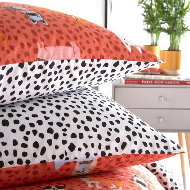 Coral - Pack Shot - Furn Woofers Dog Duvet Set