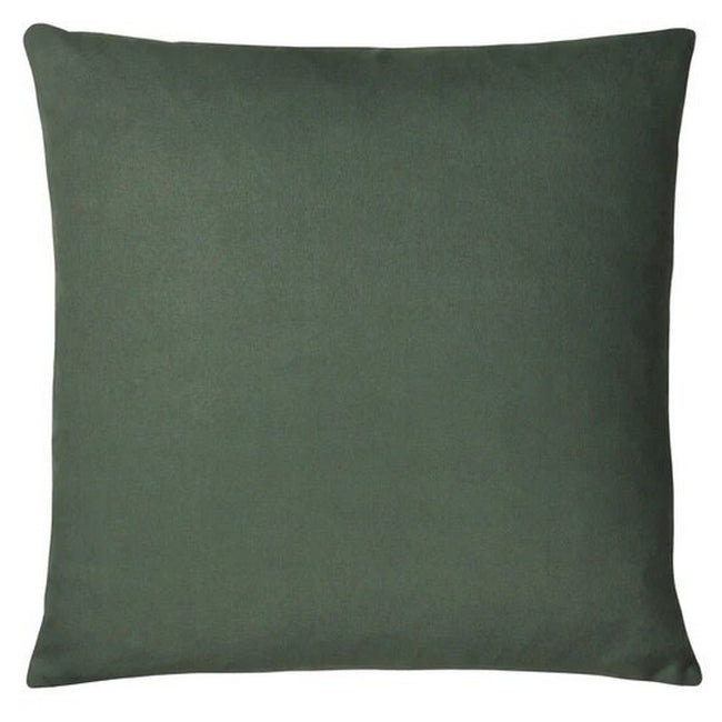 Green-Brown-Cream - Back - Paoletti Elowen Botanical Throw Pillow Cover