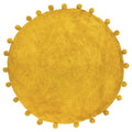 Ochre Yellow - Front - Furn Circle Pom Pom Bath Mat