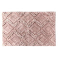 Blush - Front - The Linen Yard Diamond Tufted Bath Mat