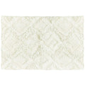 Ivory - Front - The Linen Yard Diamond Tufted Bath Mat