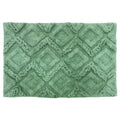 Green - Front - The Linen Yard Diamond Tufted Bath Mat