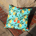 Multicolored - Side - Evans Lichfield Orange Blossom Square Outdoor Cushion Cover
