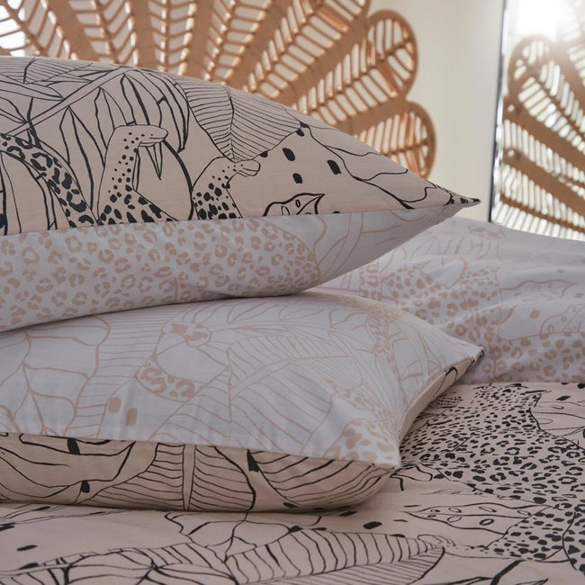 Blush - Side - Furn Aurora Botanical Duvet Set
