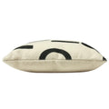 Black - Side - Furn Circa Shearling Square Throw Pillow Cover