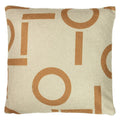 Ginger - Front - Furn Circa Shearling Square Throw Pillow Cover